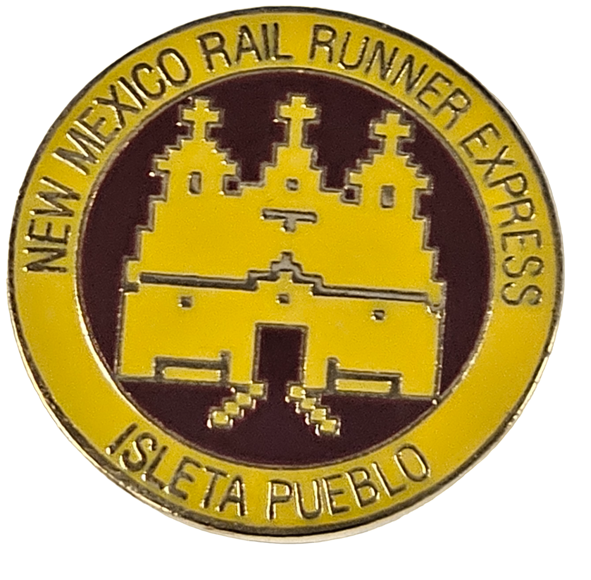 Isleta Pueblo Station Pin NMRailrunnerstore