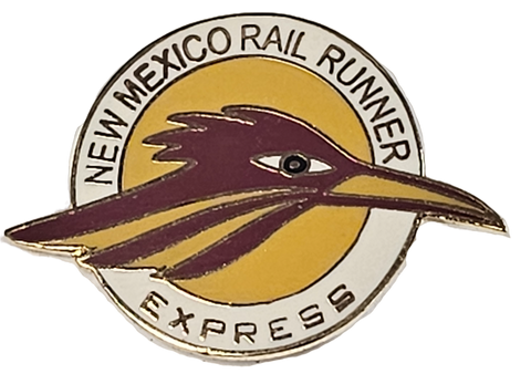 New Mexico Rail Runner Express Cloisonne Pin