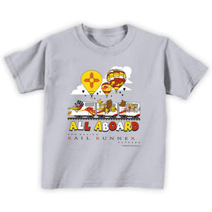 All Aboard Infant/Toddler Tee (Gray)